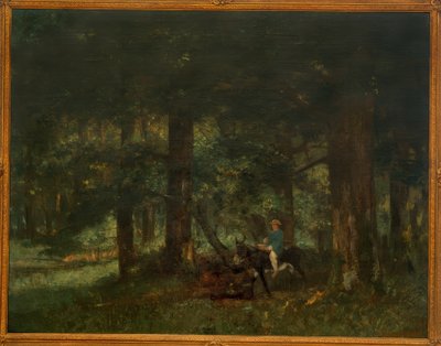The Park of Rochemont by Gustave Courbet
